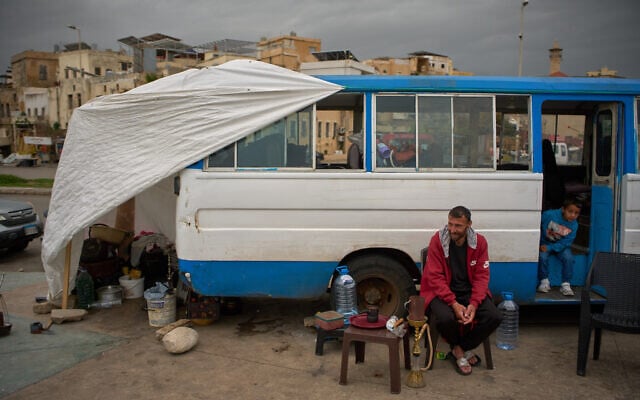 A family who fled following Israeli strikes in southern Lebanon sits inside the van they are using as shelter in Sidon, Lebanon, Thursday, April 2, 2026. (AP Photo/Emilio Morenatti) A family who fled following Israeli strikes in southern Lebanon sits inside the van they are using as shelter in Sidon, Lebanon, Thursday, April 2, 2026. (AP Photo/Emilio Morenatti)