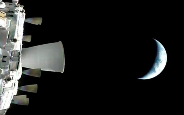 In this photo provided by NASA, a view of the Earth from NASA's Orion spacecraft as it orbits above the planet during the Artemis II test flight, on April 2, 2026. (NASA via AP) In this photo provided by NASA, a view of the Earth from NASA's Orion spacecraft as it orbits above the planet during the Artemis II test flight, on April 2, 2026. (NASA via AP)