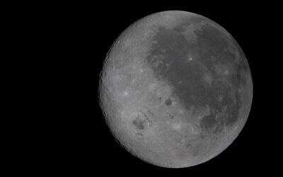 This image provided by NASA Monday, April 6, 2026, shows the Moon as seen from the Orion Spacecraft (NASA via AP)