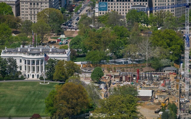 Work continues on the construction of the ballroom at the White House, April 9, 2026, in Washington, where the East Wing once stood. (AP Photo/Rod Lamkey, Jr.) Work continues on the construction of the ballroom at the White House, April 9, 2026, in Washington, where the East Wing once stood. (AP Photo/Rod Lamkey, Jr.)