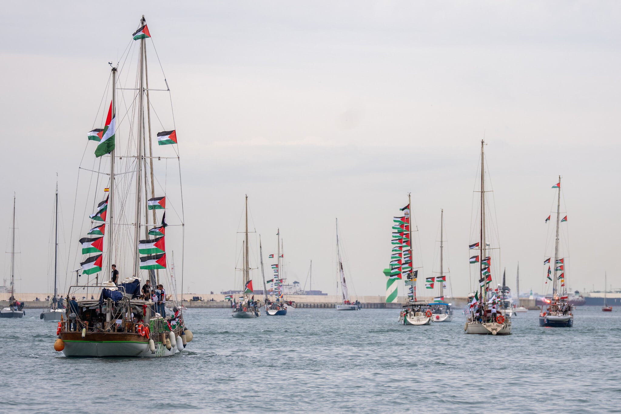 New Gaza aid flotilla sets sail from Spain, trying again to break Israeli blockade