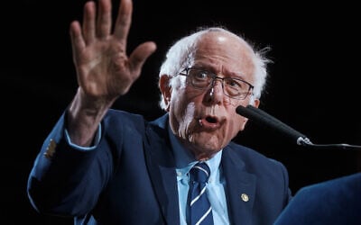Rep. Bernie Sanders, I-Vt., speaks during an address marking New York City Mayor Zohran Mamdani first 100 days in office at the Knockdown Center, Sunday, April 12, 2026, in New York. (AP Photo/Andres Kudacki) Rep. Bernie Sanders, I-Vt., speaks during an address marking New York City Mayor Zohran Mamdani first 100 days in office at the Knockdown Center, Sunday, April 12, 2026, in New York. (AP Photo/Andres Kudacki)