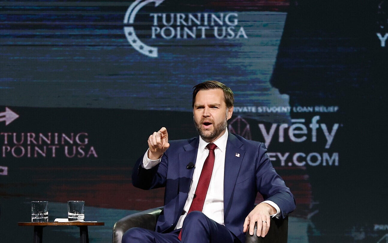 'You’re bombing children': JD Vance heckled over Gaza, Iran at Turning Point event
