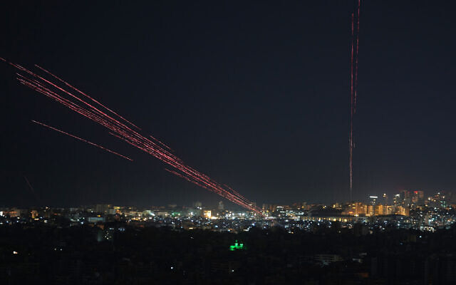 Tracer rounds illuminate the night sky as people fire live ammunition and fireworks into the air following a ceasefire between Israel and Hezbollah, in Beirut, Lebanon, early April 17, 2026. (AP/Hassan Ammar) Tracer rounds illuminate the night sky as people fire live ammunition and fireworks into the air following a ceasefire between Israel and Hezbollah, in Beirut, Lebanon, early April 17, 2026. (AP/Hassan Ammar)