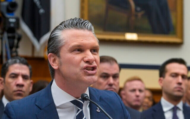 US Secretary of Defense Pete Hegseth appears before a House Committee on Armed Services business meeting on the Department of Defense Fiscal Year 2027, on Capitol Hill, Washington, DC, April 29, 2026. (AP Photo/Rod Lamkey Jr.)