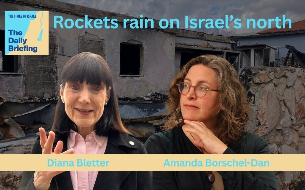 Daily Briefing April 15 — Hezbollah rockets continue to pummel Israel’s north