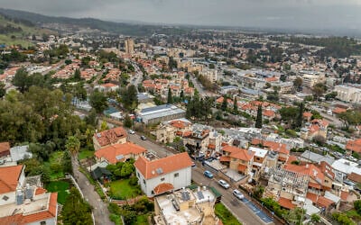 A view of Kiryat Shmona, February 12, 2026 (Matanya Tausig/Flash90)