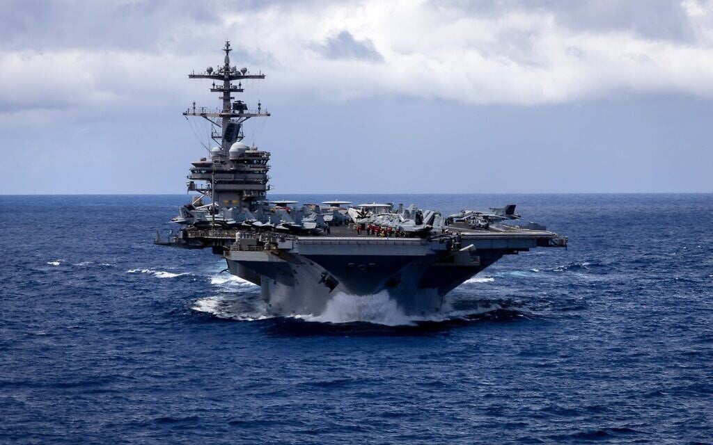 USS George H.W. Bush sailing in the Indian Ocean, in an image released on April 23, 2026. (CENTCOM) USS George H.W. Bush sailing in the Indian Ocean, in an image released on April 23, 2026. (CENTCOM)