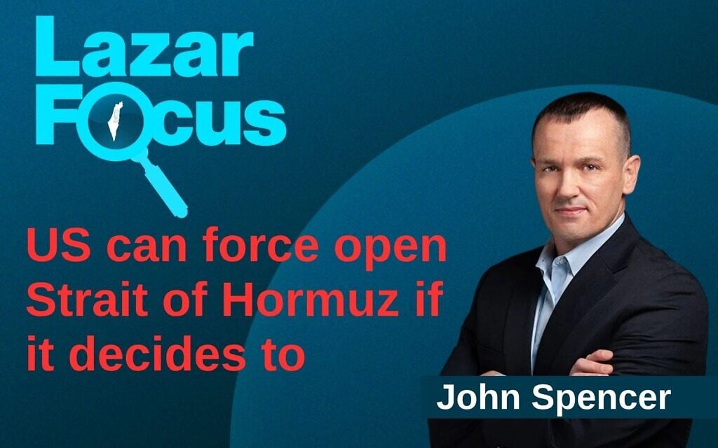 John Spencer: US can force open Strait of Hormuz if it decides to