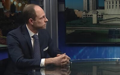 Ohio gubernatorial candidate Casey Putsch in an interview in February 2026. (YouTube)