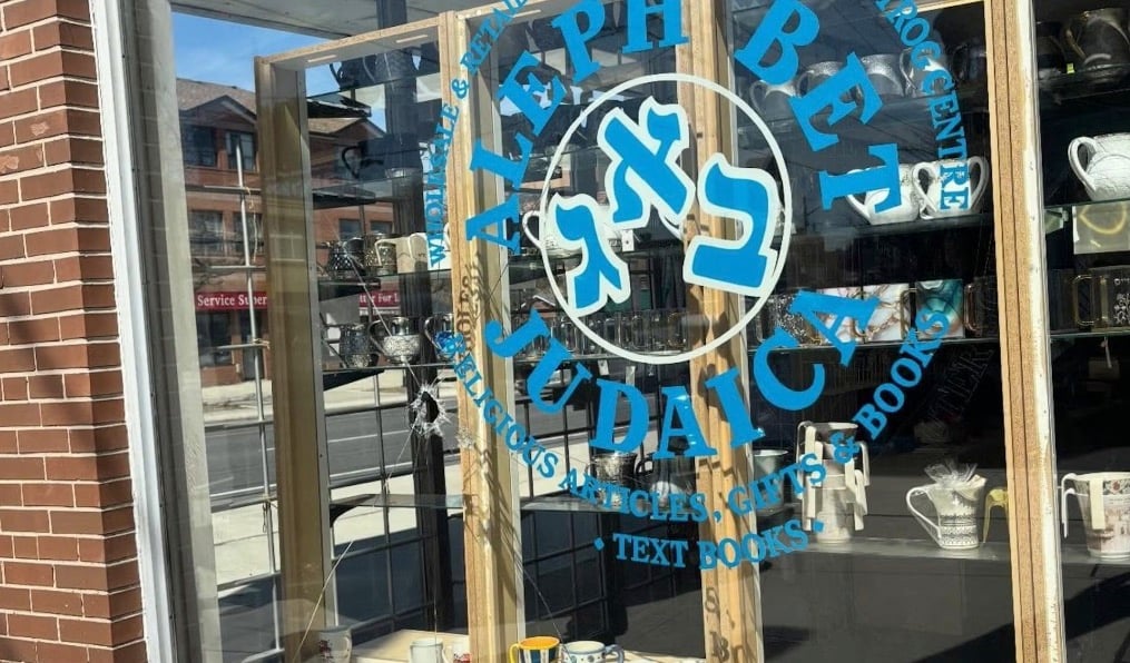 Targeting of synagogue, Judaica shop window ratchet up Toronto Jews’ concerns