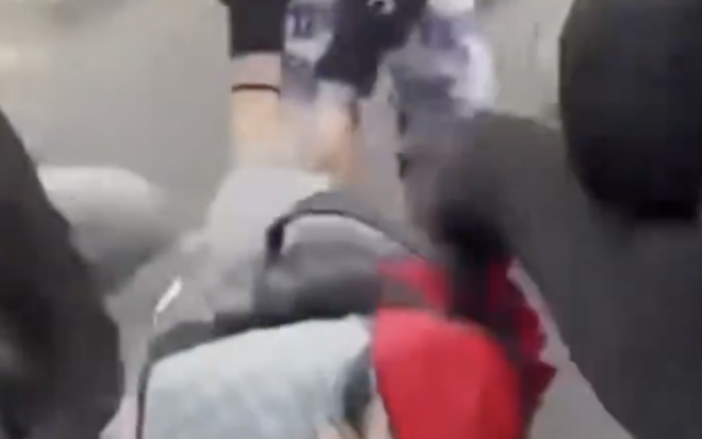 A girl carrying a backpack is beat up in south Tel Aviv's Shapira neighborhood in February 2026. (Screen capture: X, used in accordance with Clause 27a of the Copyright Law) A girl carrying a backpack is beat up in south Tel Aviv's Shapira neighborhood in February 2026. (Screen capture: X, used in accordance with Clause 27a of the Copyright Law)