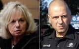 Left: Attorney General Gali Baharav-Miara at the Knesset in Jerusalem on September 30, 2025. (Oren Ben Hakoon/Flash90); Right: Israel Prison Service Commissioner Kobi Yaakobi, on January 11, 2026. (Moshe Shai/FLASH90)