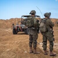 Illustrative: IDF troops operate in the southern Gaza Strip, in a handout photo issued on April 26, 2026. (Israel Defense Forces) Illustrative: IDF troops operate in the southern Gaza Strip, in a handout photo issued on April 26, 2026. (Israel Defense Forces)