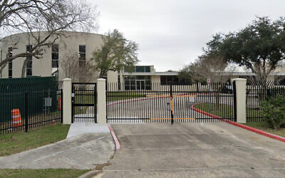 Congregation Beth Israel in Houston, Texas in a screenshot taken on on April 23, 2026. (Screenshot/Google Street View)