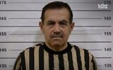 The mugshot of Adnan Abboud Hilweh, an Assad-era general who was arrested by Syria for allegedly being behind chemical attacks against civilians, after his arrest on April 29, 2026. (Syrian Interior Ministry / SANA)