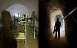 A major Hezbollah tunnel located by the IDF in the southern Lebanon town of Qantara, in footage issued by the military on April 28, 2026. (Israel Defense Forces)