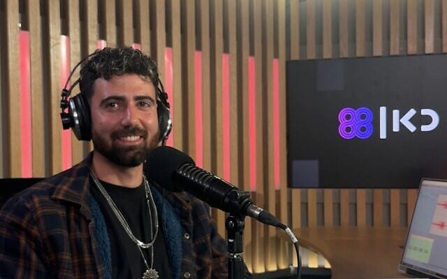 Former hostage Guy Gilboa-Dalal will host a program about his favorite music on radio station Kan 88 on April 5, 2026. (Yuval Ofer) Former hostage Guy Gilboa-Dalal will host a program about his favorite music on radio station Kan 88 on April 5, 2026. (Yuval Ofer)