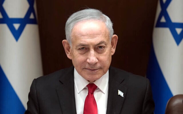 Prime Minister Benjamin Netanyahu speaks at a security cabinet session on May 26, 2026. (Screenshot/Itay Beit-On/GPO)
