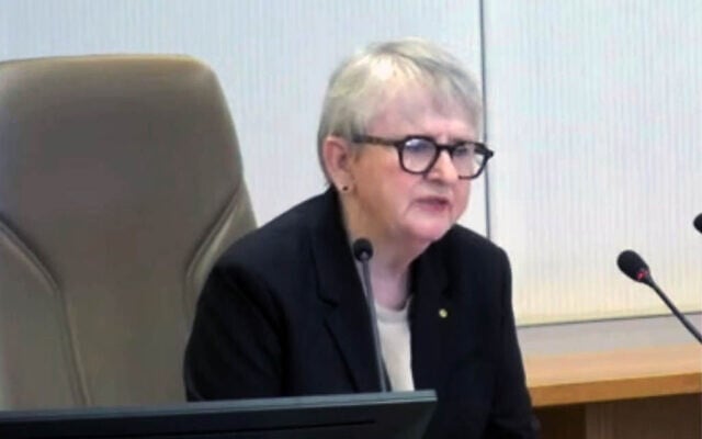 Virginia Bell (ECAJ via YouTube) Virginia Bell (ECAJ via YouTube)