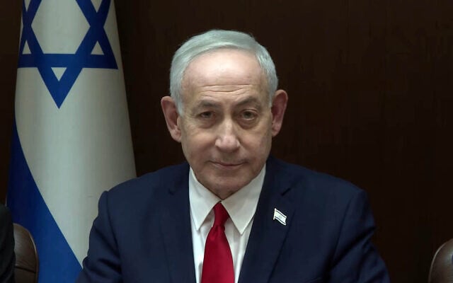 Prime Minister Benjamin Netanyahu delivers a statement at a security cabinet meeting, on May 6, 2026. (Screenshot/GPO) Prime Minister Benjamin Netanyahu delivers a statement at a security cabinet meeting, on May 6, 2026. (Screenshot/GPO)