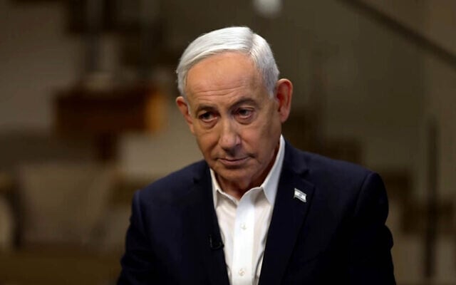 Prime Minister Benjamin Netanyahu speaks to CBS News' '60 Minutes' in an intrerview aired May 10, 2026. (Screenshot/60 Minutes)