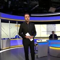 Screen capture from video of Iran International journalist Pouria Zeraati, 2023. (YouTube)