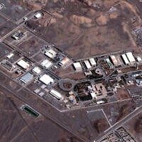 This handout satellite image courtesy of Vantor shows the Natanz Nuclear Facility near Natanz, Isfahan province, in central Iran on March 7, 2026. (Satellite image ©2026 Vantor / AFP)