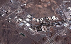 This handout satellite image courtesy of Vantor shows the Natanz Nuclear Facility near Natanz, Isfahan province, in central Iran on March 7, 2026. (Satellite image ©2026 Vantor / AFP)