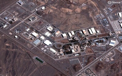 This handout satellite image courtesy of Vantor shows the Natanz Nuclear Facility near Natanz, Isfahan province, in central Iran on March 7, 2026. (Satellite image ©2026 Vantor / AFP)