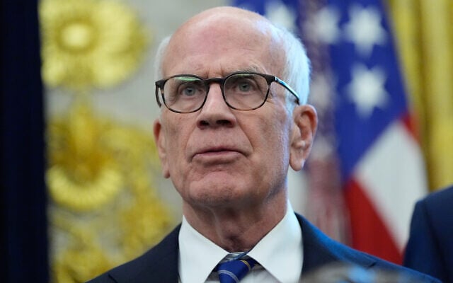 US Senator Peter Welch speaks during an event with President Donald Trump in the Oval Office of the White House, January 14, 2026, in Washington. (AP/Alex Brandon) US Senator Peter Welch speaks during an event with President Donald Trump in the Oval Office of the White House, January 14, 2026, in Washington. (AP/Alex Brandon)