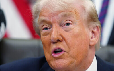 US President Donald Trump speaks before signing a proclamation in the Oval Office at the White House, May 5, 2026, in Washington. (AP Photo/Jacquelyn Martin)