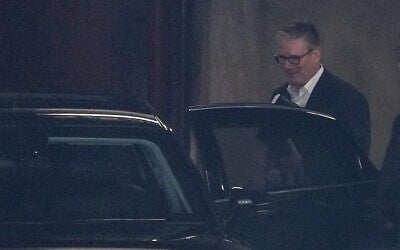 Britain's Prime Minister Keir Starmer enters his car to leave after delivering a speech at the Coin Street Neighborhood Center in Waterloo, London, May 11, 2026. (AP Photo/Kin Cheung) Britain's Prime Minister Keir Starmer enters his car to leave after delivering a speech at the Coin Street Neighborhood Center in Waterloo, London, May 11, 2026. (AP Photo/Kin Cheung)