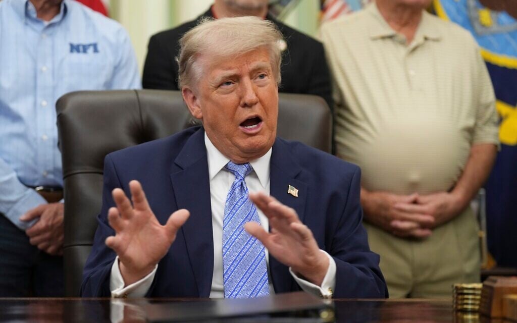 US President Donald Trump speaks during an event about loosening a federal refrigerant rule, in the Oval Office at the White House, May 21, 2026, in Washington. (AP Photo/Jacquelyn Martin) US President Donald Trump speaks during an event about loosening a federal refrigerant rule, in the Oval Office at the White House, May 21, 2026, in Washington. (AP Photo/Jacquelyn Martin)