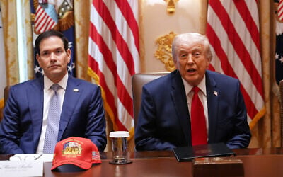 US President Donald Trump, next to Secretary of State Marco Rubio, speaks during a Cabinet meeting at the White House, May 27, 2026, in Washington. (AP Photo/ Jacquelyn Martin) US President Donald Trump, next to Secretary of State Marco Rubio, speaks during a Cabinet meeting at the White House, May 27, 2026, in Washington. (AP Photo/ Jacquelyn Martin)