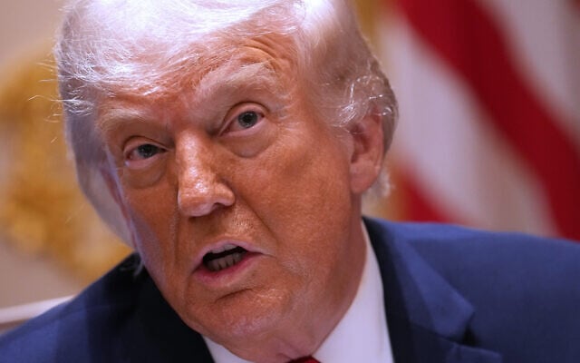US President Donald Trump speaks during a cabinet meeting at the White House, May 27, 2026, in Washington. (AP Photo/Jacquelyn Martin)