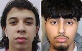 Abdelkader Bousloub, left, with Adam Bedoui. (Metropolitan Police)