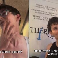 Women working at a spa in Barcelona, Spain that a Jewish couple weren't allowed to enter because one of them was wearing a Star of David on May 29, 2026.