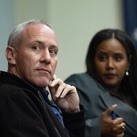 MK Hili Tropper attends Blue and White faction meeting at the Knesset, in Jerusalem, on January 19, 2026. (Yonatan Sindel/Flash90)
