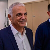 Former Finance Minister Moshe Kahlon arrives for a hearing at the Tel Aviv District Court, May 31, 2026 (Avshalom Sassoni/Flash90)