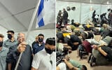 National Security Minister Itamar Ben Gvir taunts detained flotilla activists at Ashdod Port on May 20, 2026. (Screenshot/Ben Gvir's X account)