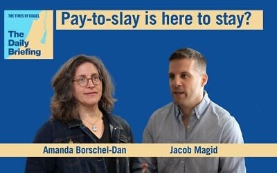 US bureau chief Jacob Magid joins host Amanda Borschel-Dan on today's Daily Briefing podcast. (ToI)