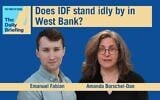 Military correspondent Emanuel Fabian joins host Amanda Borschel-Dan for today's Daily Briefing. (ToI)