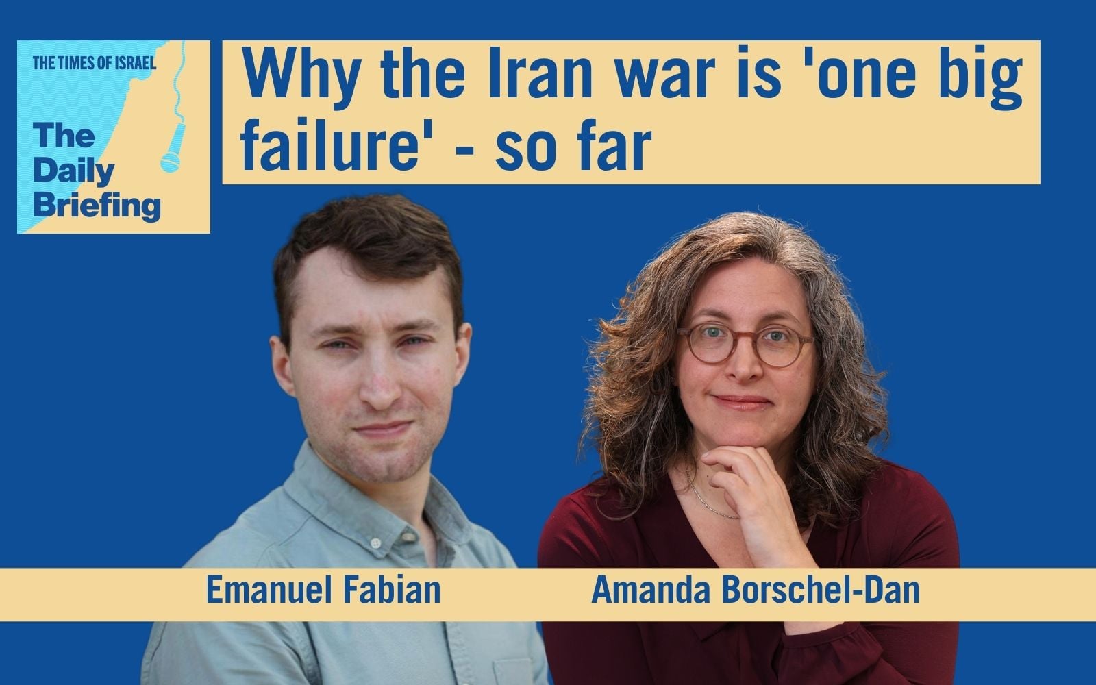 Daily Briefing May 4 – ‘One big failure’: An IDF official on the Iran war so far