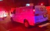 Screen capture from video of the scene where a man was found dead in Ramle, May 31, 2026. (Used in accordance with Clause 27a of the Copyright Law)
