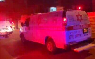 Screen capture from video of the scene where a man was found dead in Ramle, May 31, 2026. (Used in accordance with Clause 27a of the Copyright Law)