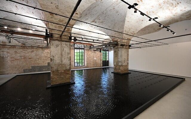 Belu-Simion Fainaru's installation at the Israel pavilion at the Venice 2026 Biennale Art on May 11, 2026. (Courtesy) Belu-Simion Fainaru's installation at the Israel pavilion at the Venice 2026 Biennale Art on May 11, 2026. (Courtesy)