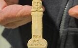 Phallic keychains depicting Prime Minister Benjamin Netanyahu that were passed out by a protester during an anti-government demonstration in Jerusalem, leading to his arrest by police on May 16, 2026. (Protest Detainee Legal Support Front)