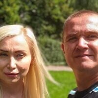 Olga (left) and Ruslan (right) Prihodko, who were found shot dead in their car in Mishmar Ayalon, in the Judean foothills, on May 22, 2026. (Facebook)