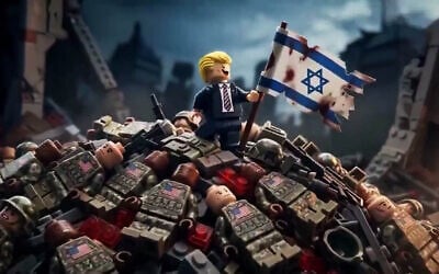 Official Iranian social media accounts share AI-generated Lego propaganda promoting its wartime narrative. (X)